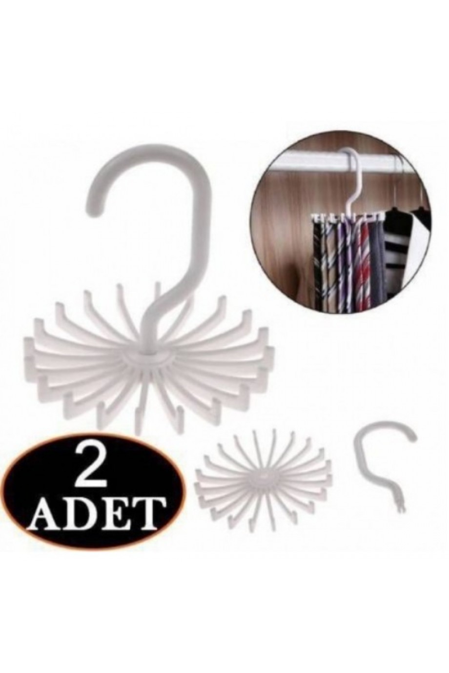 Kemer Askısı 20 Kancalı 2 ADET