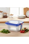 4'lü Kare Saklama Kabı Seti