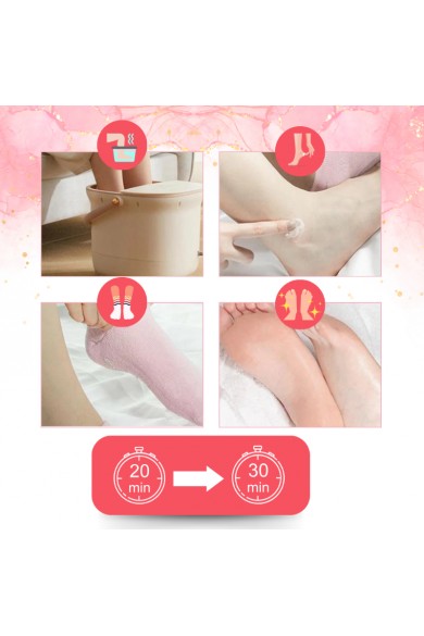 Ayak Nemlendirici Jel SPA Çorabı - Yumuşatıcı Jel Kaplama