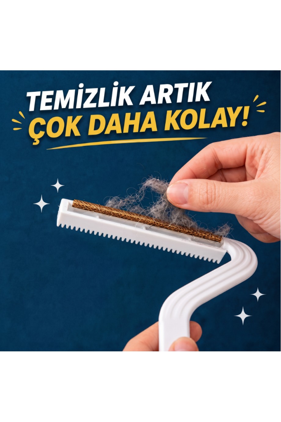 Tüy Tiftik Toplayıcı - Çift Taraflı - Asma Kancalı