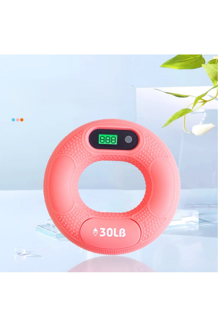 Sayaçlı El Güçlendirme Halkası - Akıllı Egzersiz Aleti - 30 LB