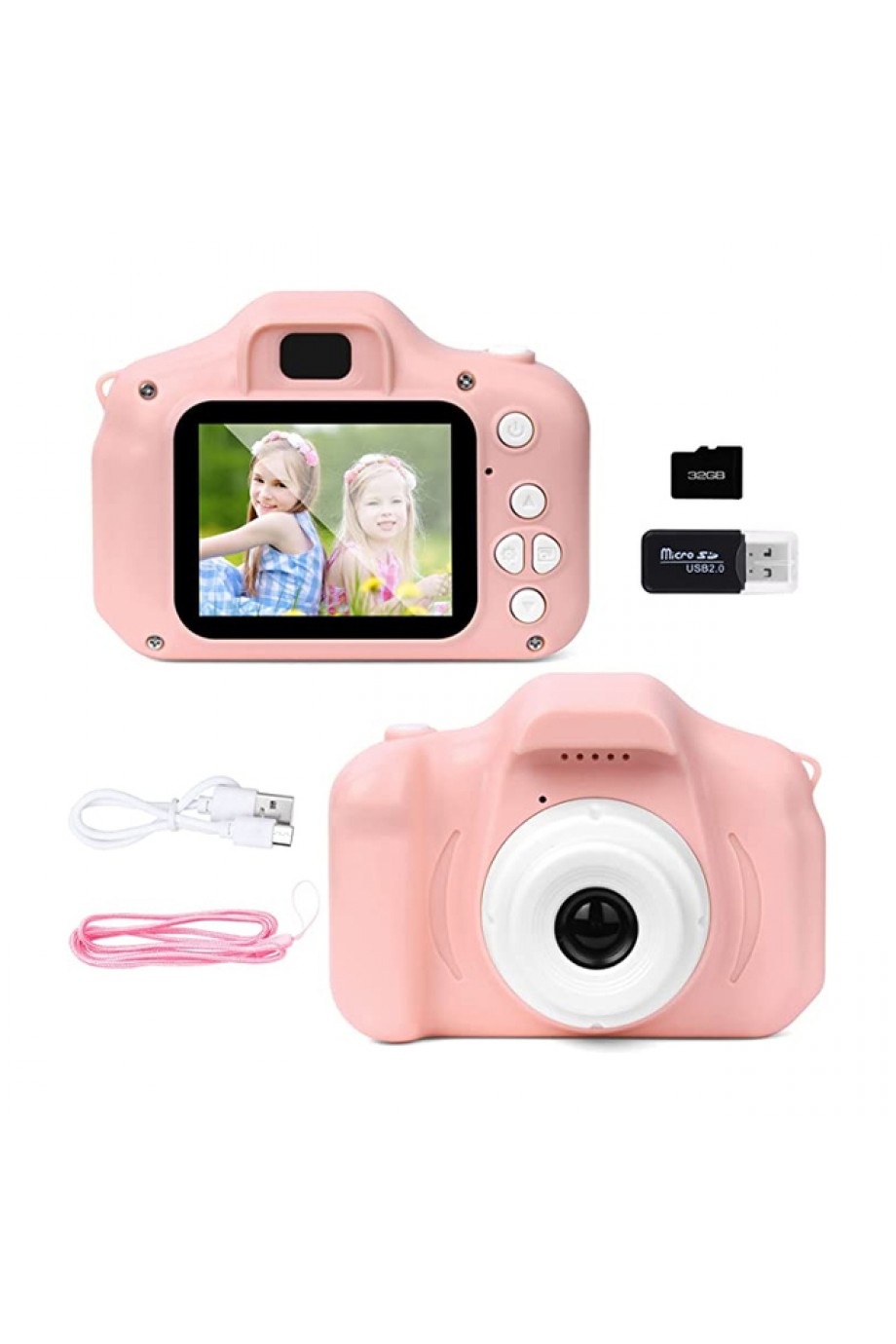 Mini Kamera Fotoğraf Makinesi Pembe