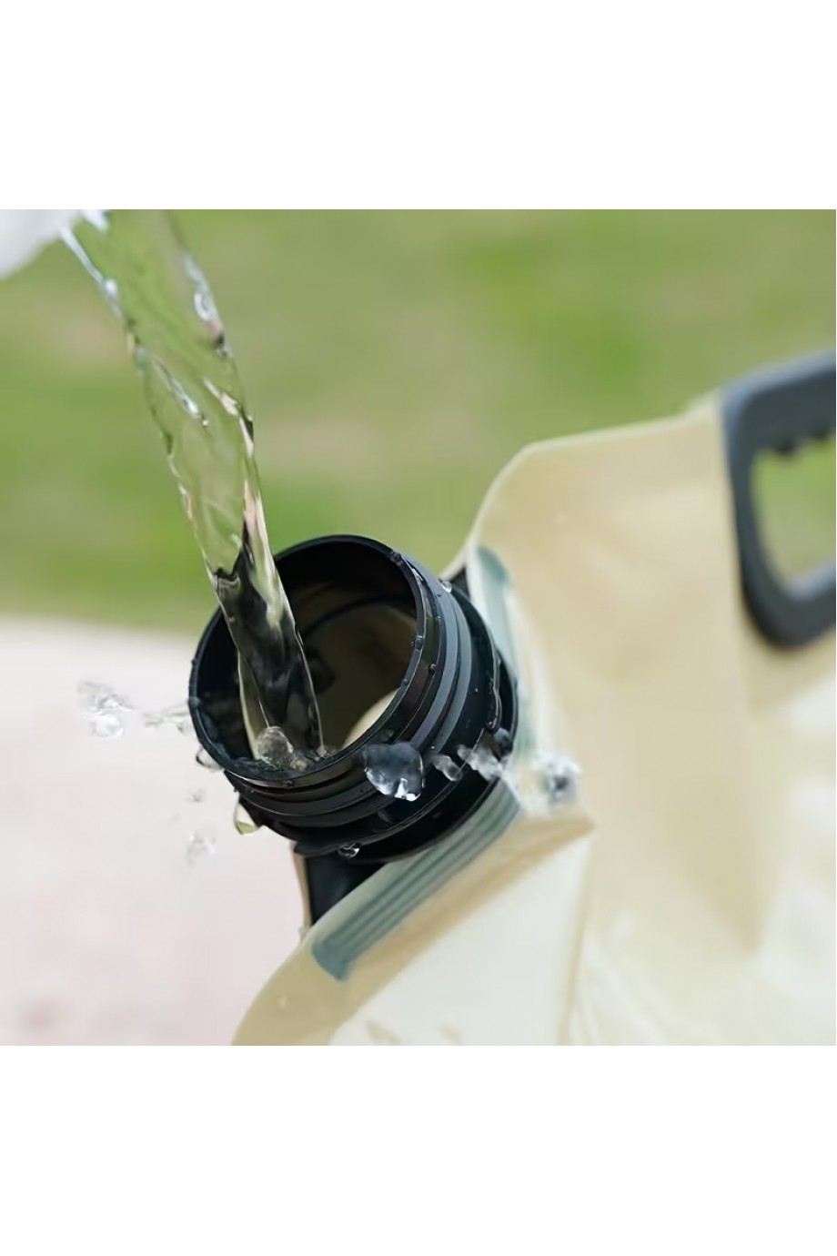 8 Litre Katlanabilir Musluklu Su Kabı - Kamp ve Doğa - Taşıma Kulplu