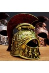 Metal Dekoratif Şövalye Miğferi - Tarihi Tasarım - 10x5 cm