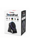 SoundPad Bluetooth Hoparlör - İndüksiyon Temas Özellikli - Telefon Standlı - Type-C Şarj - RGB Ambiyans Aydınlatma