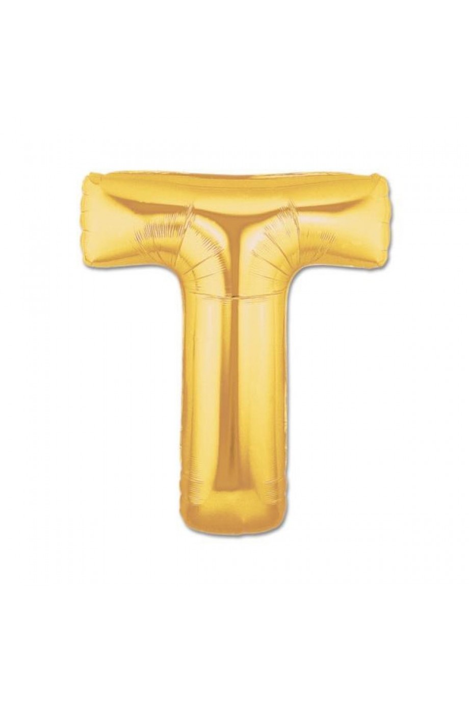 Altın Sarısı Folyo T Harfi Balon 1 Metre