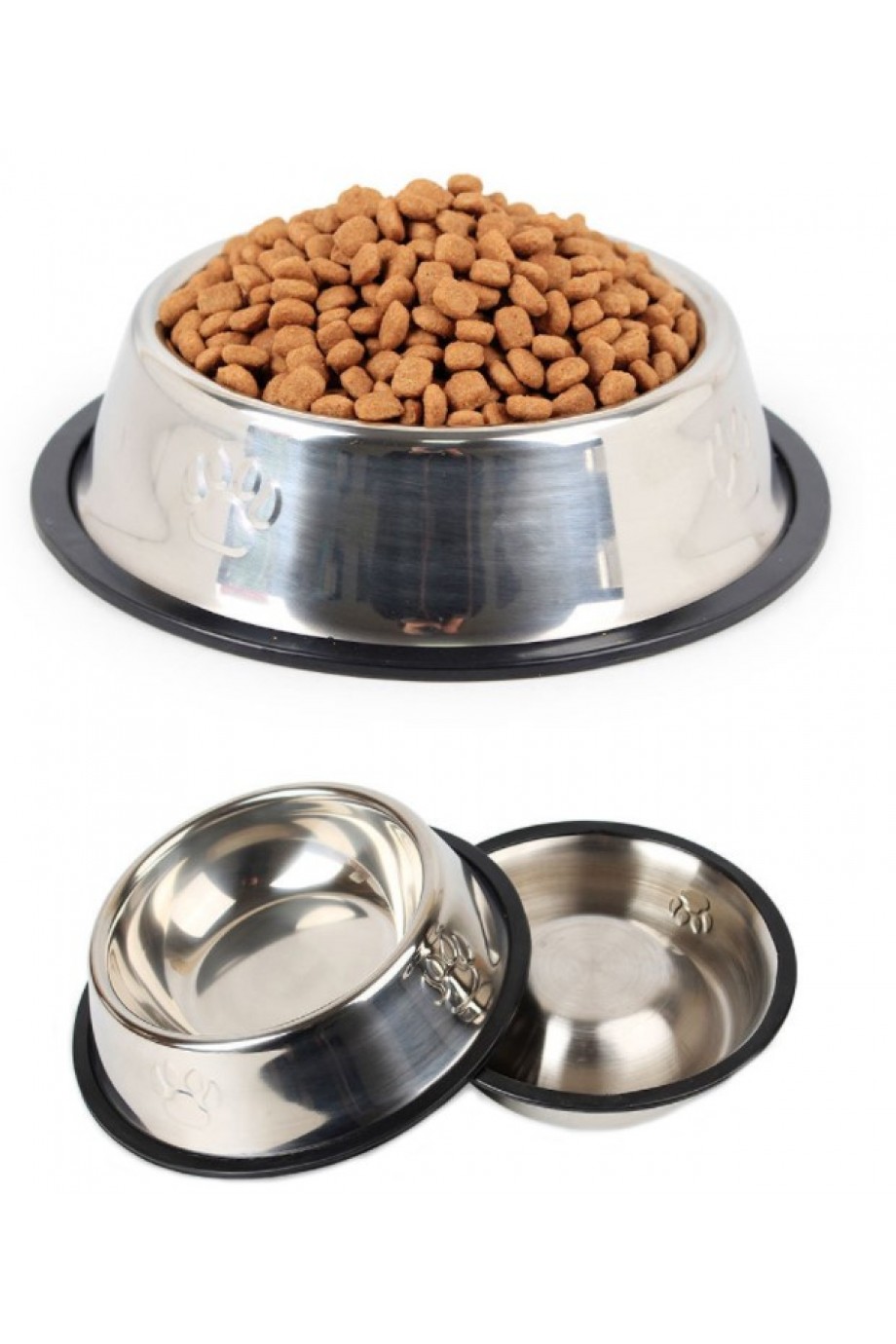 Paslanmaz Çelik Metal Mama Kabı 15 cm. Paslanmaz Çelik Metal Mama Kabı 15 cm.