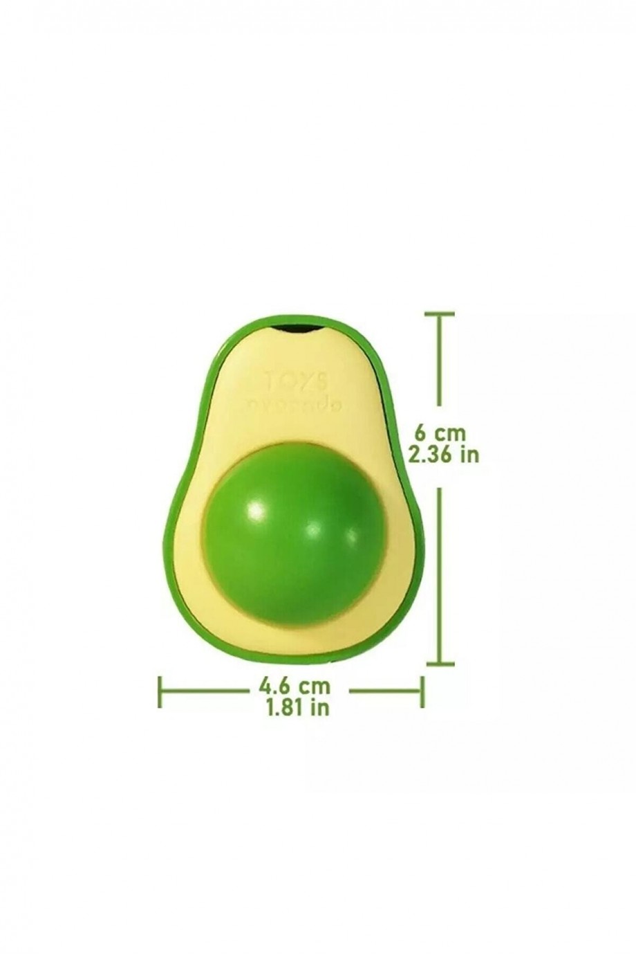 Avokado Tasarımlı Kedi Yalama Topu Avokado Tasarımlı Kedi Yalama Topu