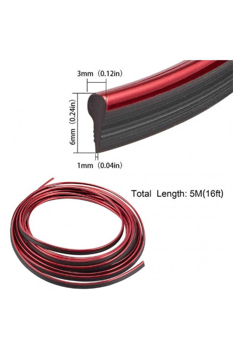 Araba Dekorasyon 5 Metre Şerit Trim