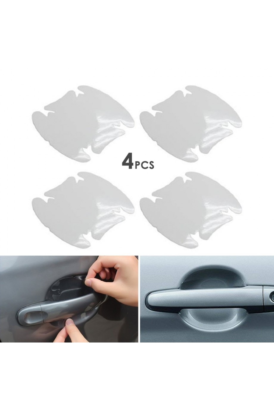 Araba Kapı Kolu Koruyucu Film (4lü Set)