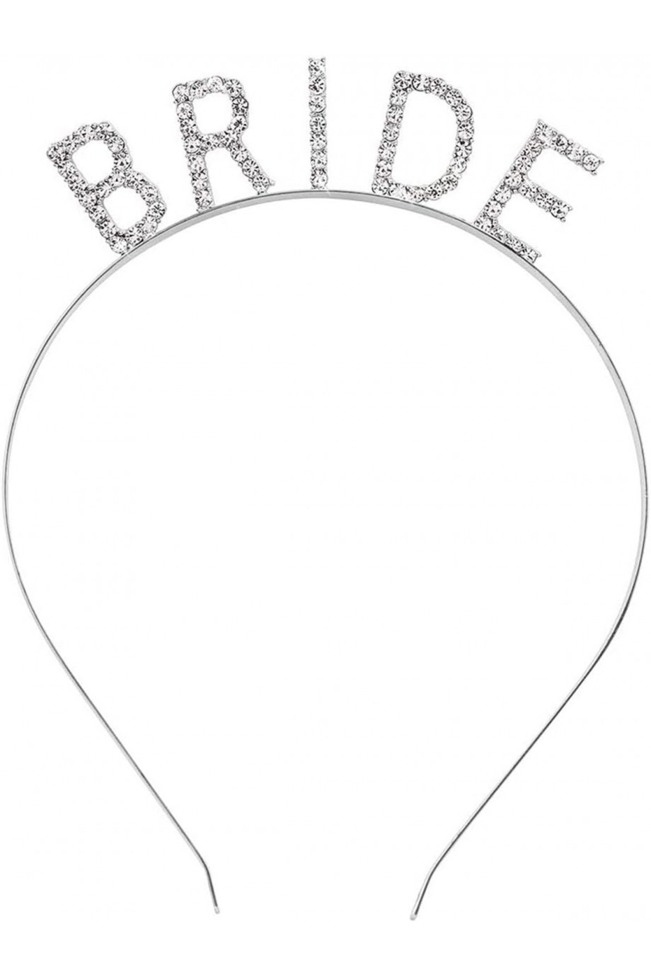 Bekarlığa Veda Bride Tacı Gümüş Renk
