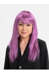 Rose Pembe Düz Kesim Peruk