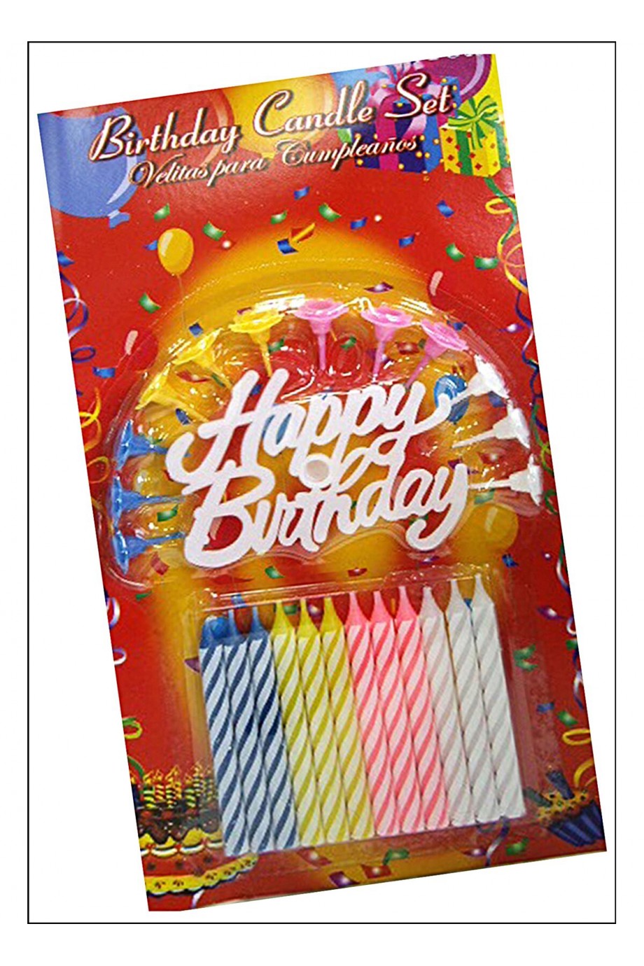 Rengarenk Happy Birthday Doğum Günü Mumları
