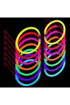 Glow Stick Yuvarlak Parti Gözlüğü 6 Adet