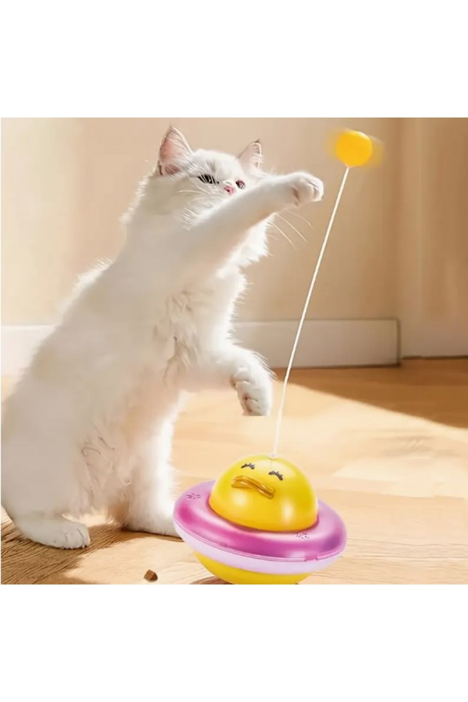 UFO Şekilli Ördek Kedi Oyuncağı UFO Şekilli Ördek Kedi Oyuncağı