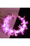 Led Işıklı RGB 3 Fonksiyonlu Otrişli Parti Tacı Pembe Renk Led Işıklı RGB 3 Fonksiyonlu Otrişli Parti Tacı Pembe Renk