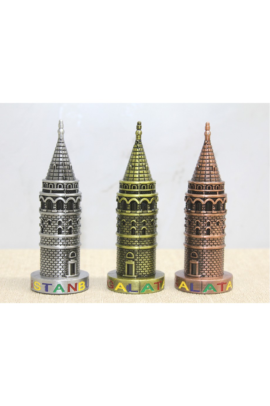 10 cm Metal Galata Kulesi 10 cm Metal Galata Kulesi