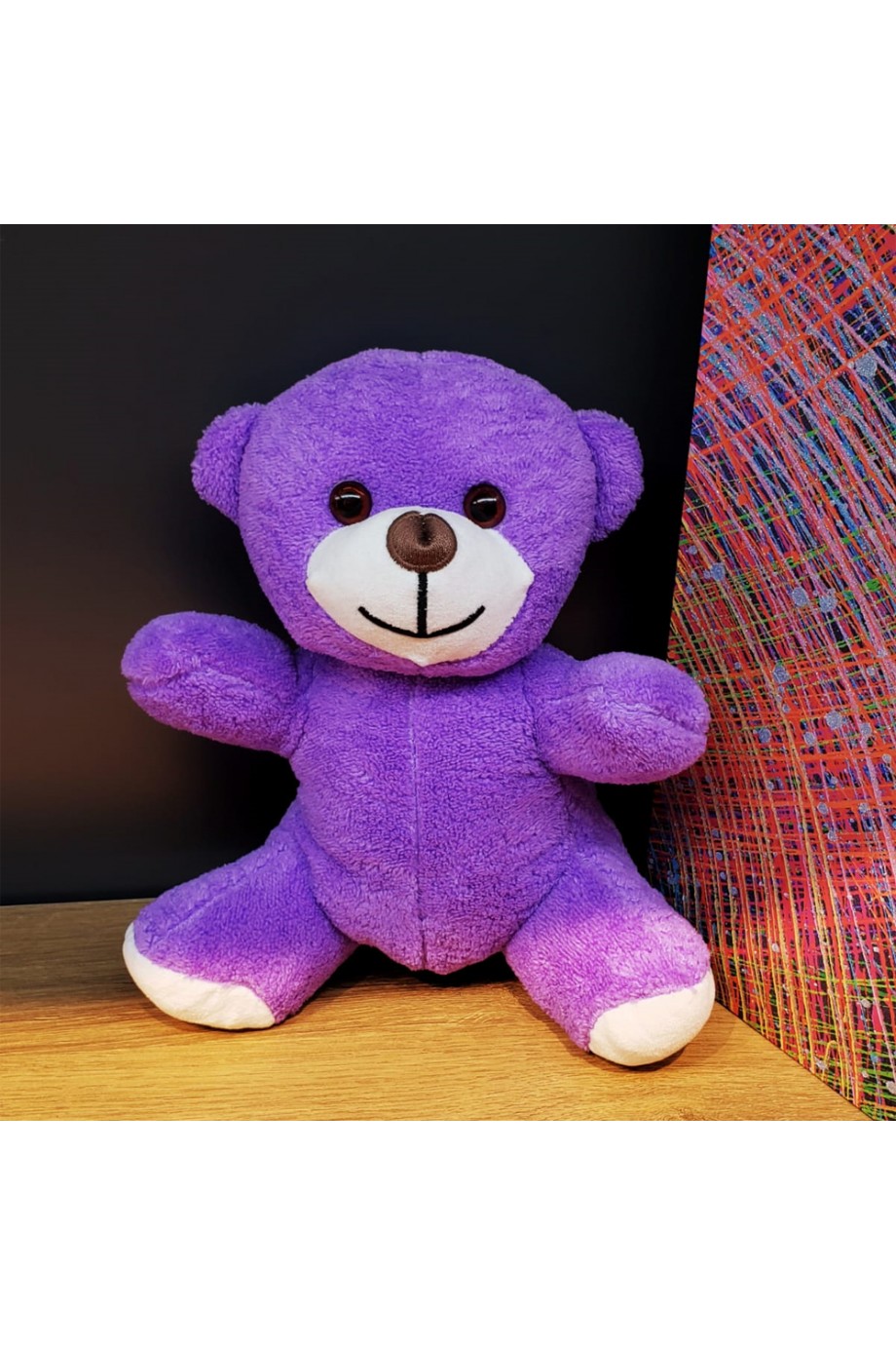 Mor Peluş Oyuncak Ayıcık Mor Peluş Oyuncak Ayıcık