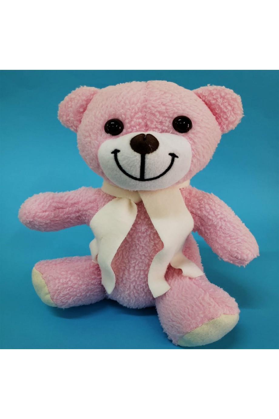 Pembe Peluş Atkılı Oyuncak Ayıcık Pembe Peluş Atkılı Oyuncak Ayıcık