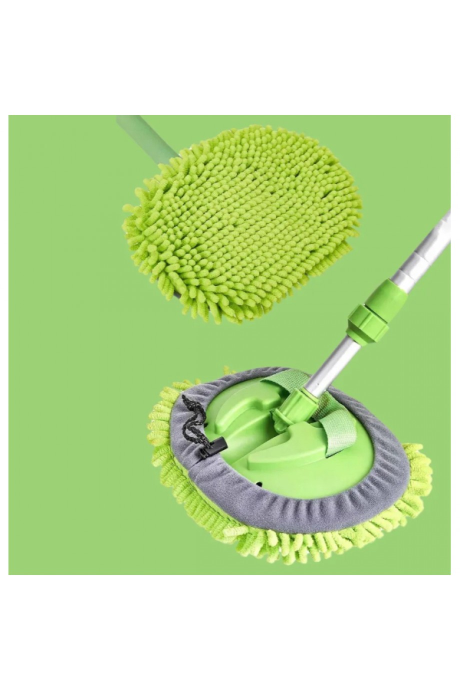 Yedek Bezli Mikrofiber Araba Yıkama Fırçası