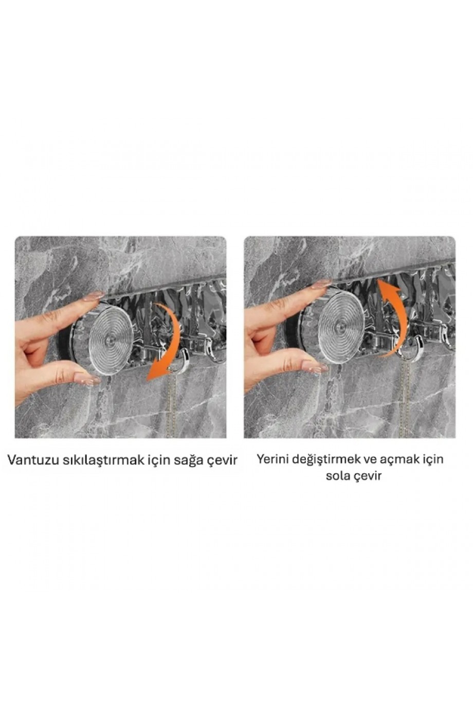 Güçlü Lüks Vantuzlu Askılık Güçlü Lüks Vantuzlu Askılık