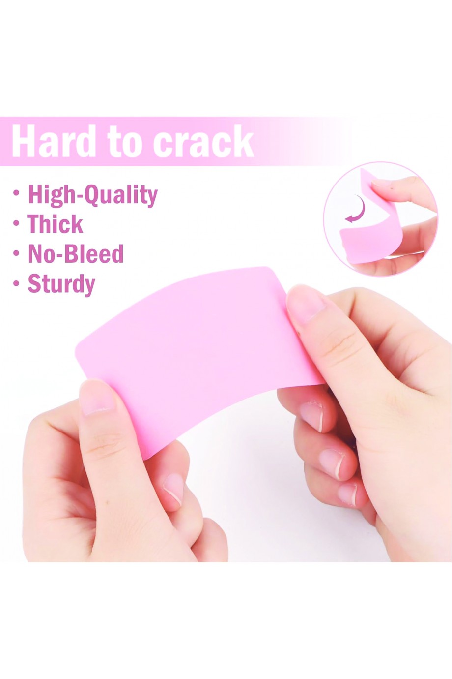 Boş Kelime Kartları 5x8 cm - 50 Adet Oval Kenarlı | Tabu & Not Kartları - Kraft