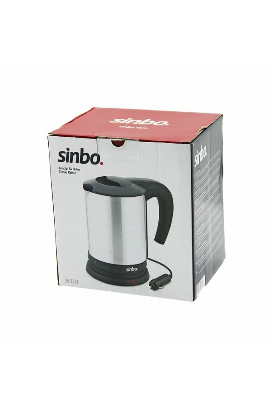 Sinbo Araç İçi Kettle Paslanmaz Çelik