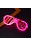 Pembe Led Işıklı Parti Gözlüğü - Neon 3 Modlu