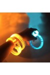 Turuncu Led Işıklı Baskı Yapılabilen Pilli Bileklik Bilezik