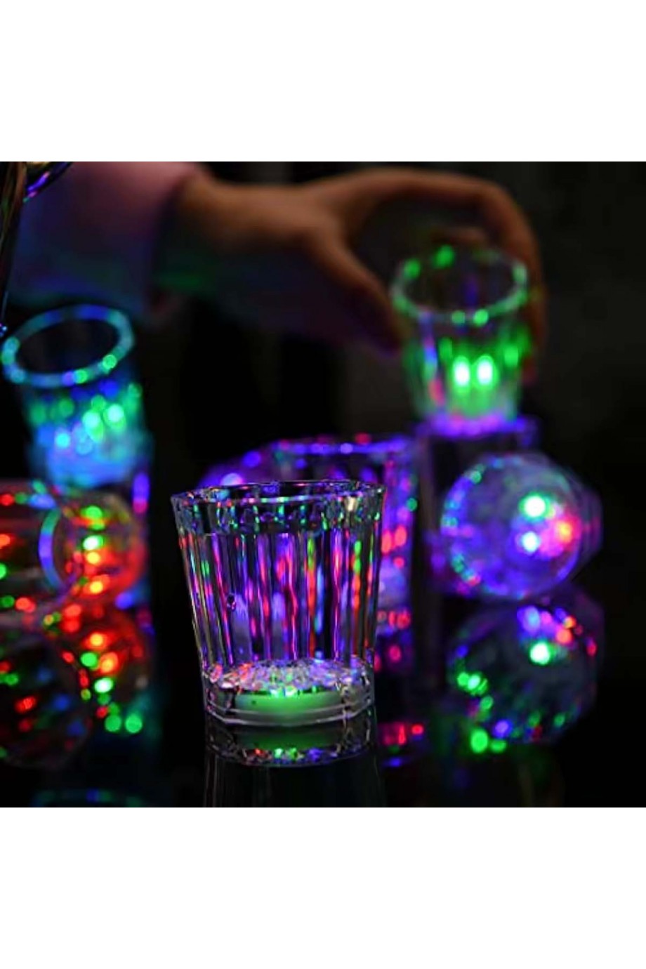 LED Işıklı Eğlence Bardak Seti 12 Adet