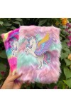 Unicorn Tasarımlı Peluş Hatıra Defteri