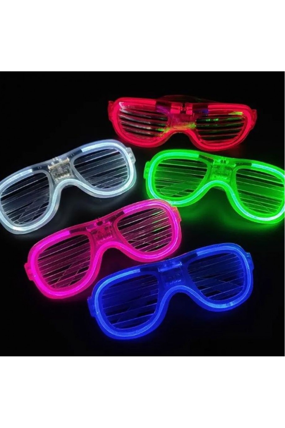 Glow Model Led Işıklı Parti Gözlüğü 5 Adet