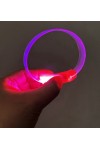 3 Modlu Pilli LED Işıklı Esnek Parti Bilekliği Pembe