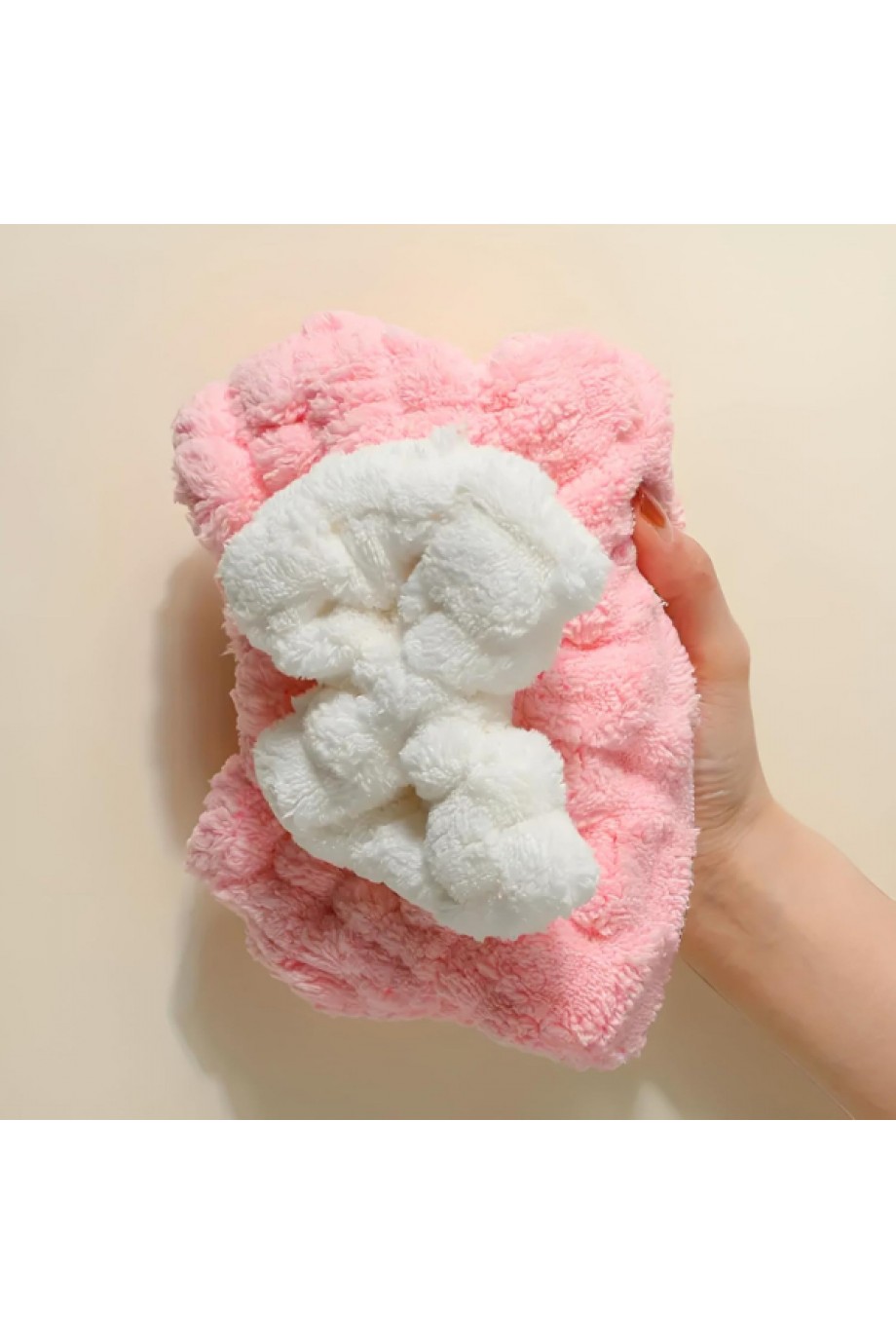 Mikrofiber Örgü Saç Kurutma Bone Havlu Mikrofiber Örgü Saç Kurutma Bone Havlu