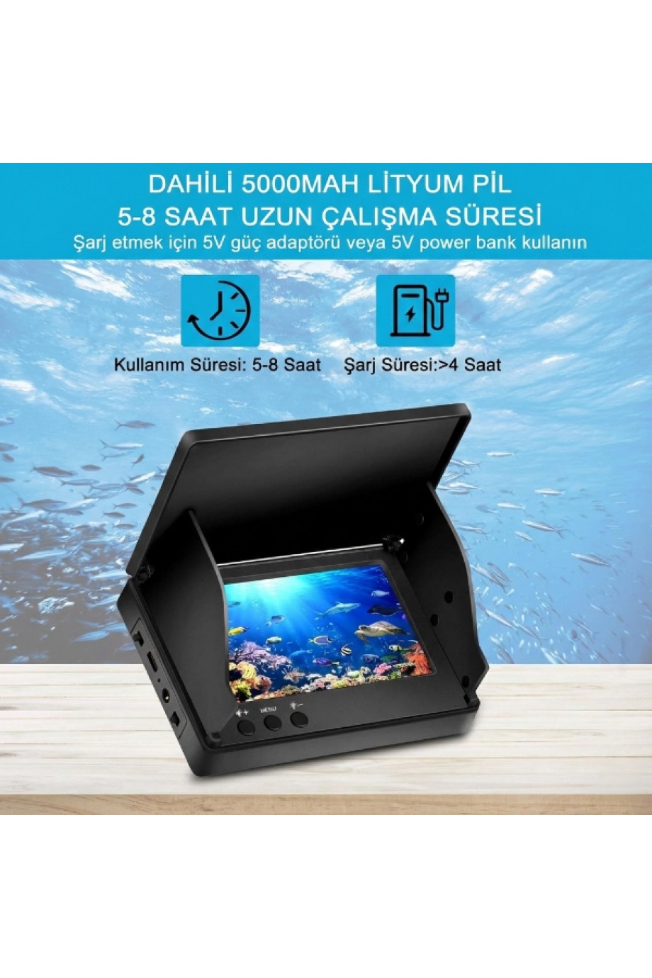 20 Metre Sualtı Balık Tutma Kamerası 20 Metre Sualtı Balık Tutma Kamerası