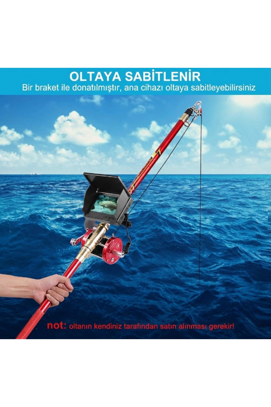 25 Metre Sualtı Balık Tutma Kamerası