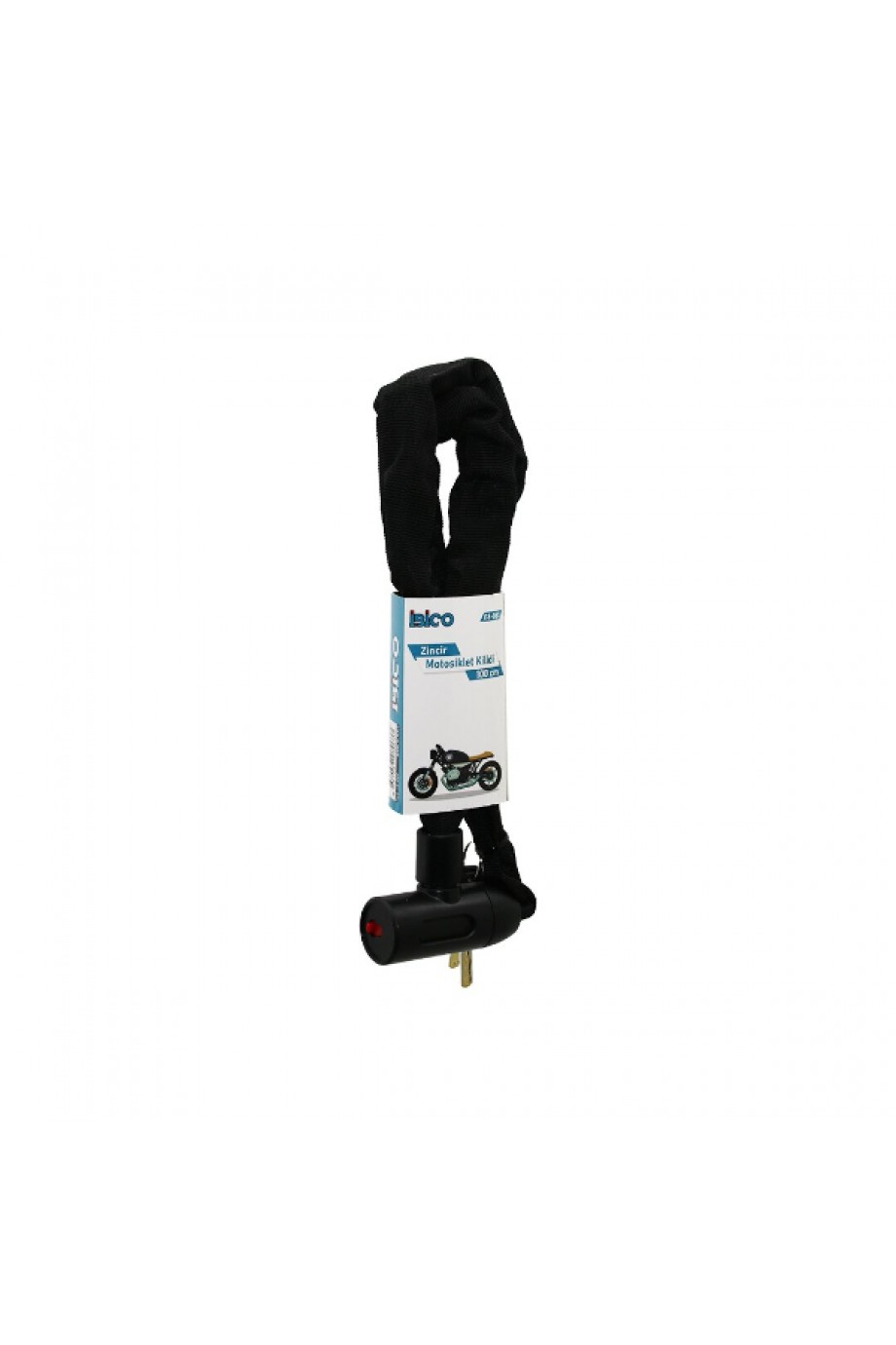 Zincirli Anahtarlı Motor ve Bisiklet Kilidi 100 cm