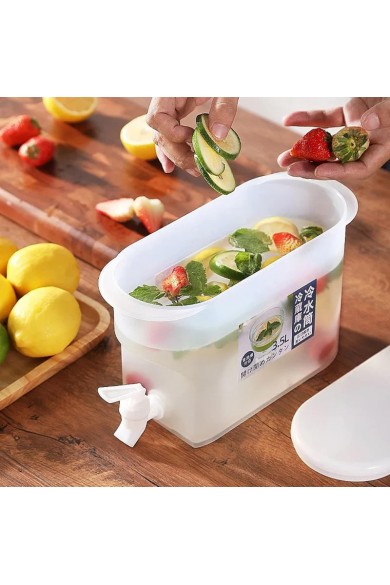 Musluklu İçecek Sebili - Buzdolabı Uyumlu - 3.5 Litre Musluklu İçecek Sebili - Buzdolabı Uyumlu - 3.5 Litre