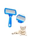 Kedi Köpek Tarağı - Evcil Hayvan Tüy Toplama Tarağı - Metal Uçlu